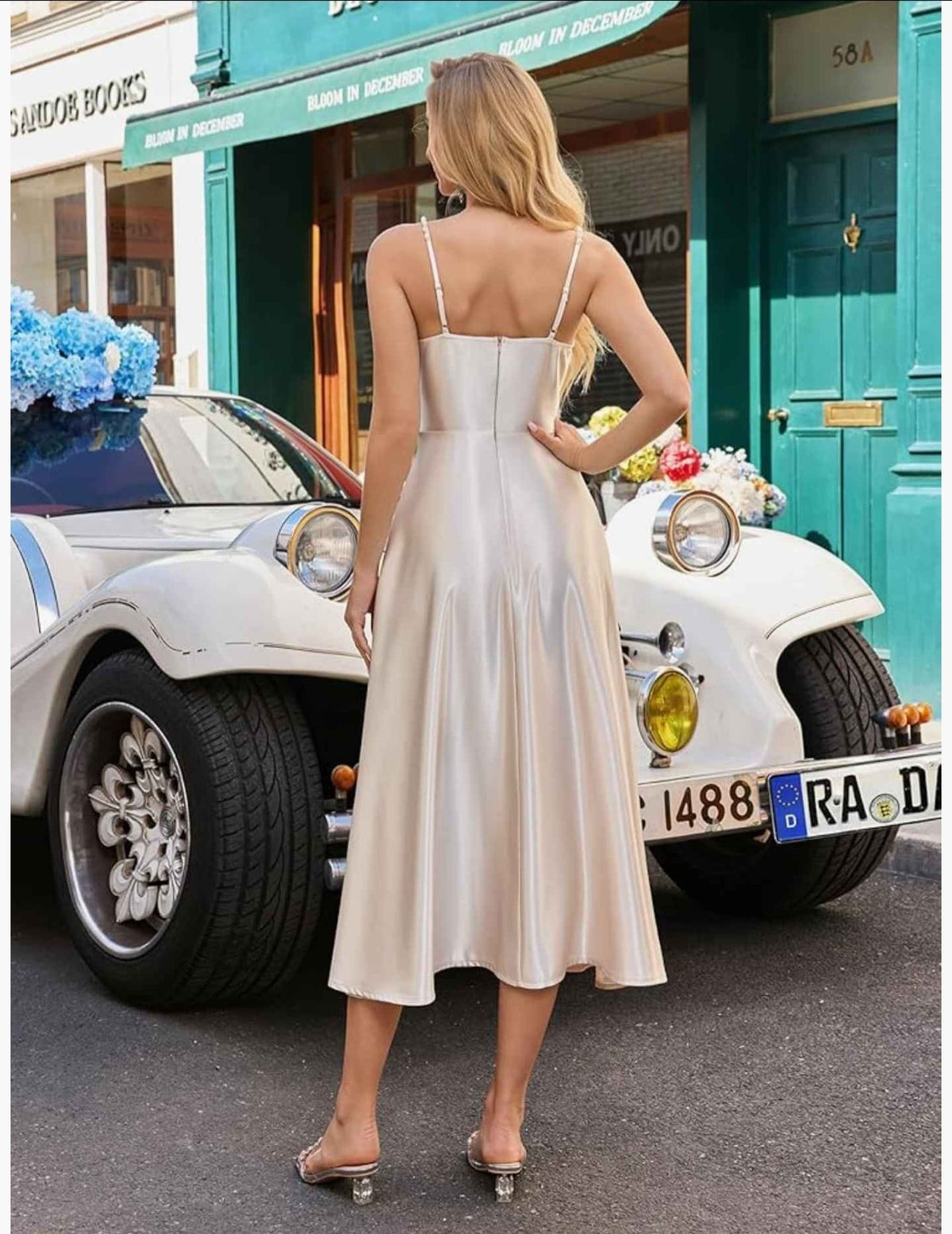 Satin Mini-Slip Dress 3