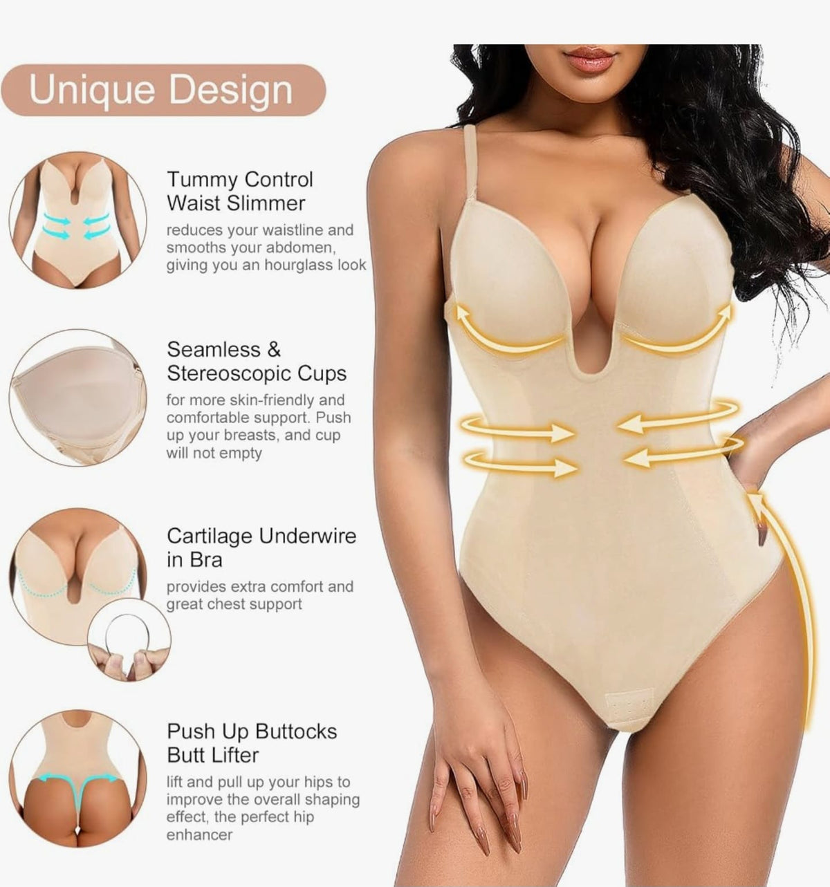 Bodysuit with Tummy Control