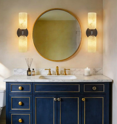 Natural Alabaster Wall Sconces