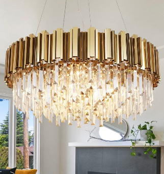 Round Crystal Chandelier