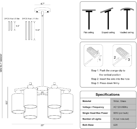 Farmhouse Chandelier 4