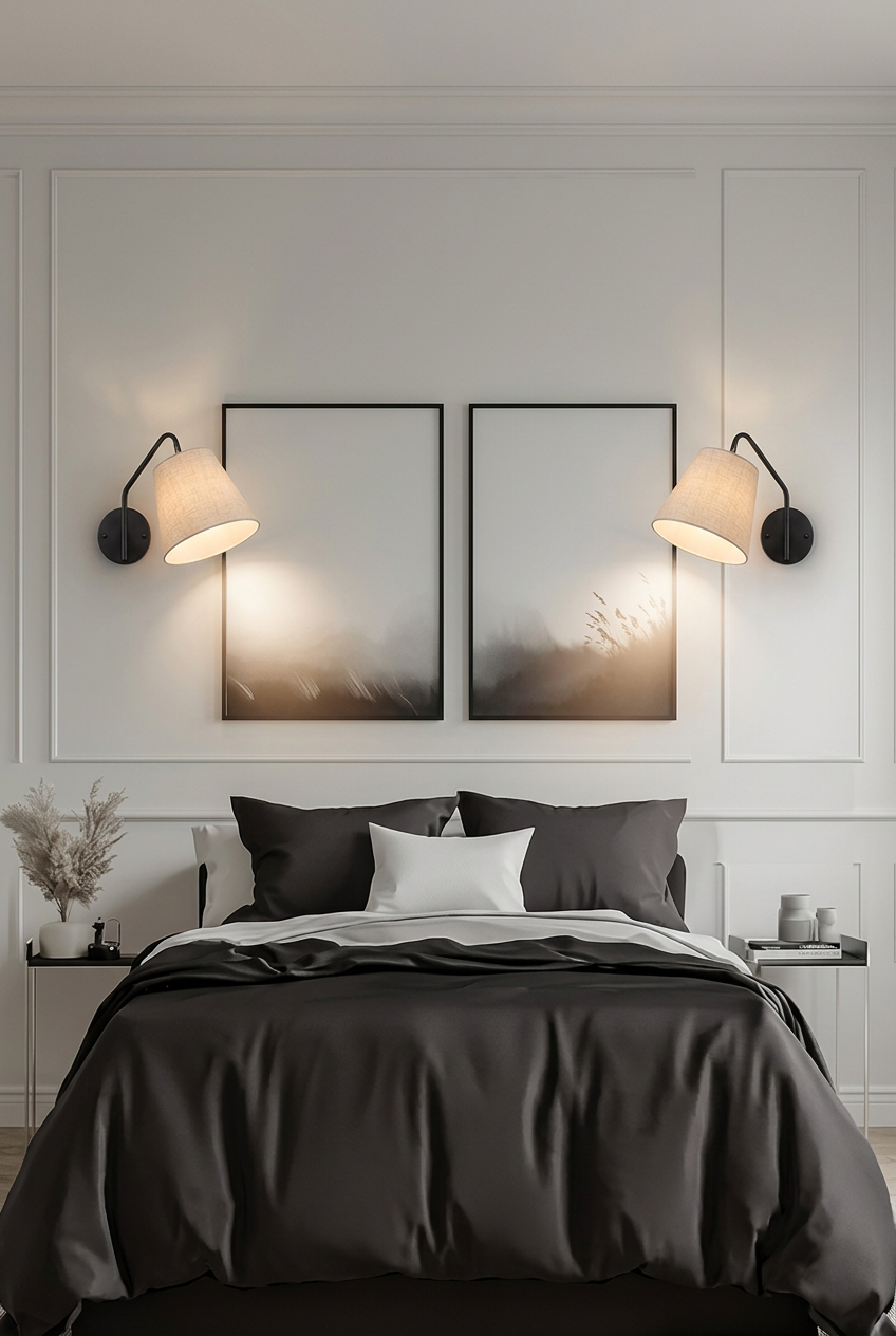 Wall Sconces Boho Rattan