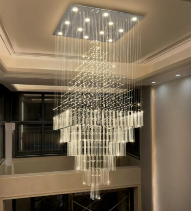 Large Glam LED Chandelier