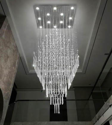 Large Glam LED Chandelier