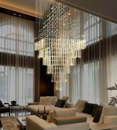 Large Glam LED Chandelier 4