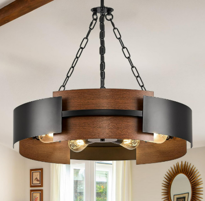 Industrial Drum Chandelier