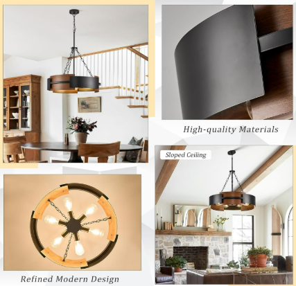 Industrial Drum Chandelier 4