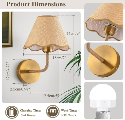 Wireless Wall Sconce 7