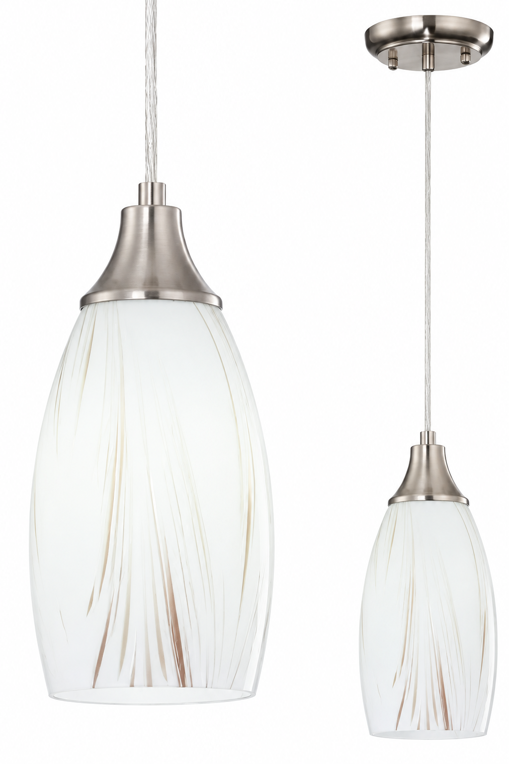 Pendant Lights Blown Glass (3-Pack)