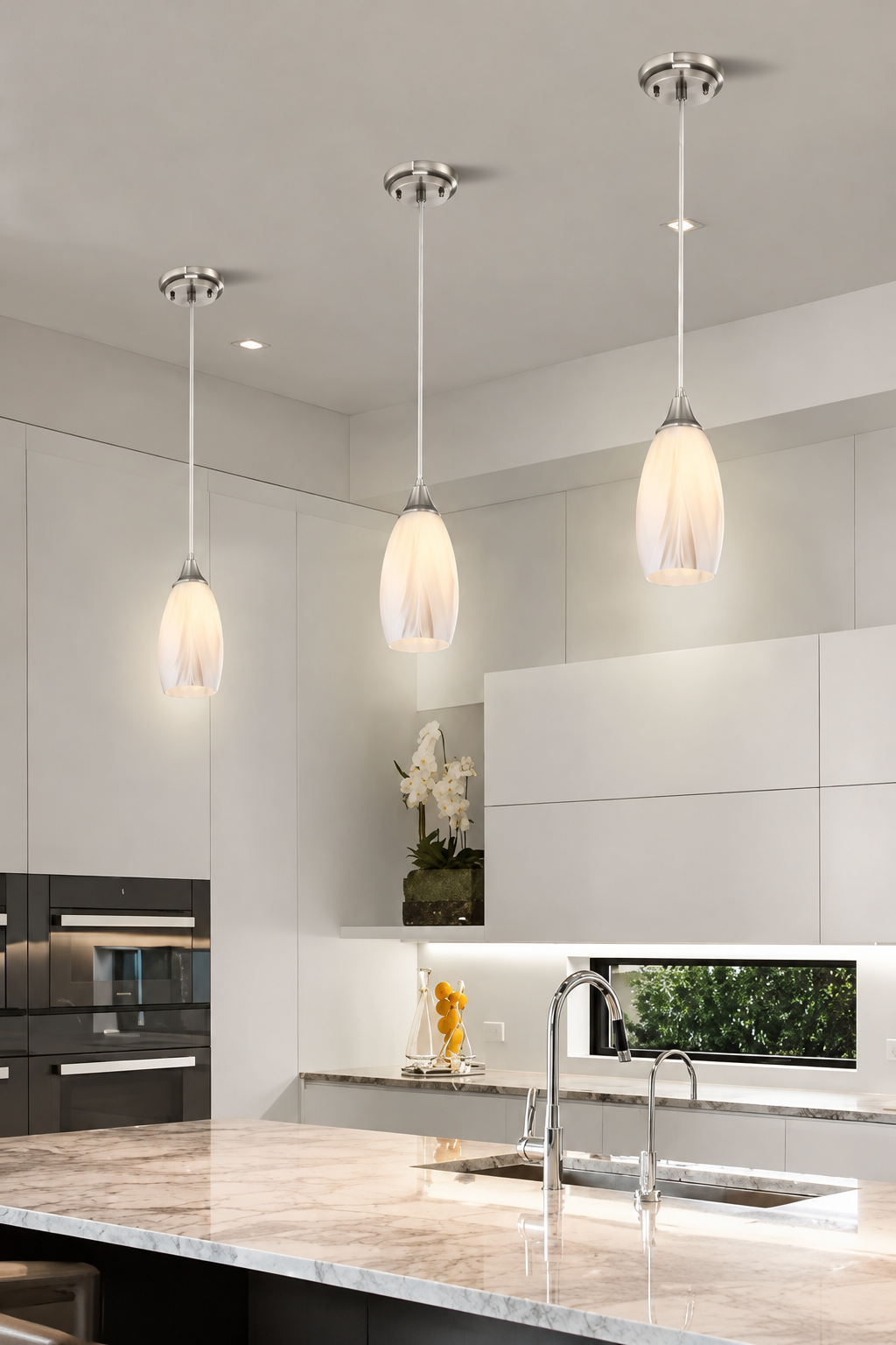 Pendant Lights Blown Glass (3-Pack)