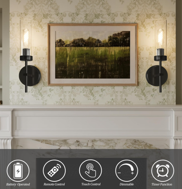 Wireless Wall Sconces