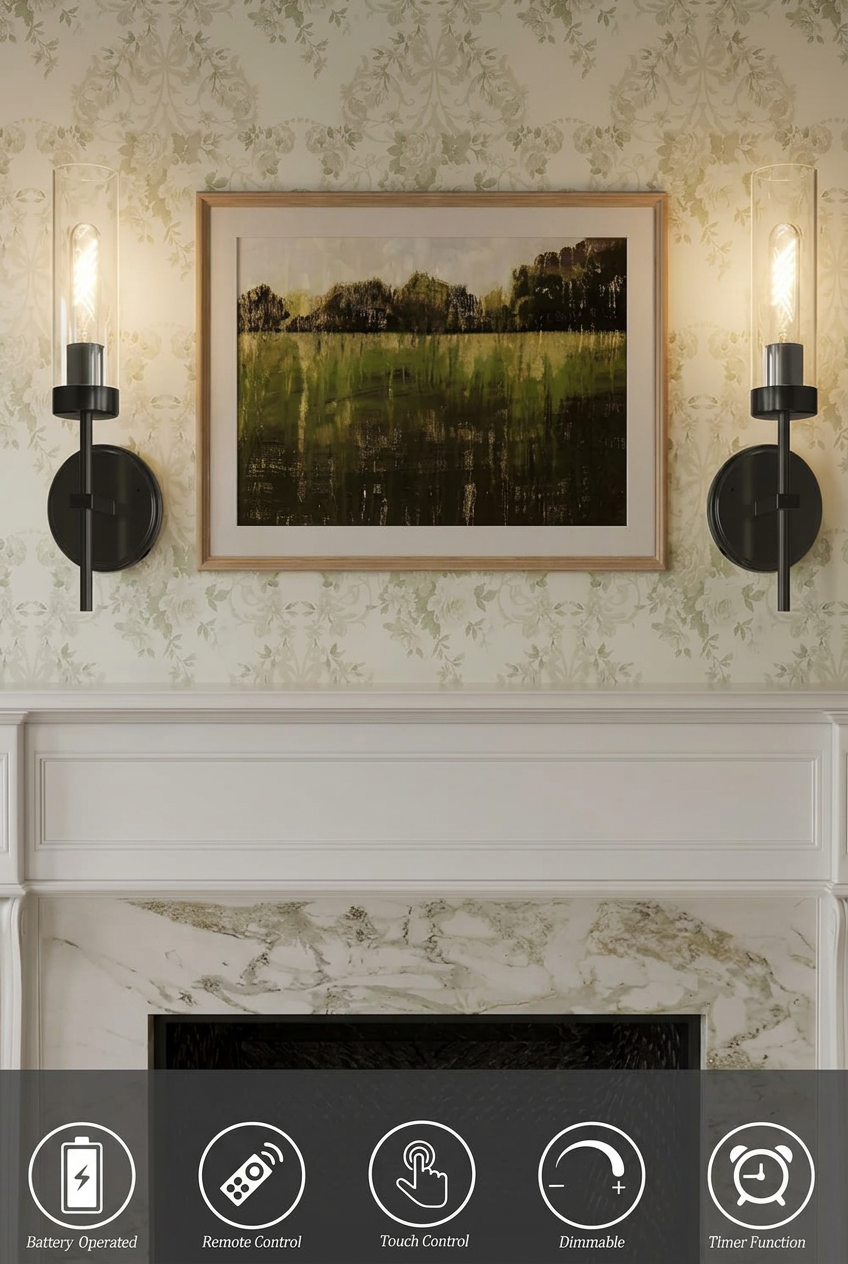 Wireless Wall Sconces