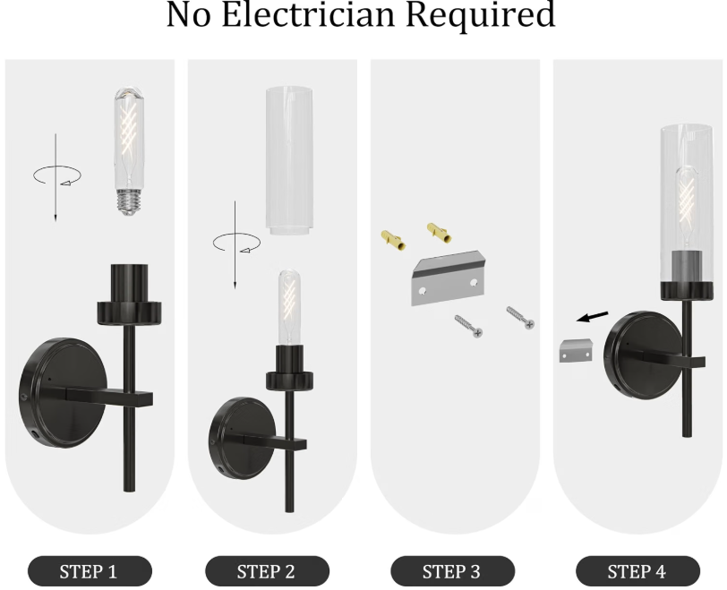 Wireless Wall Sconces 5