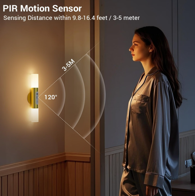 Wireless Wall Sconces with Motion Sensor 3