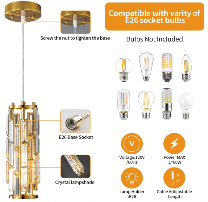 Crystal Pendant Lights 3