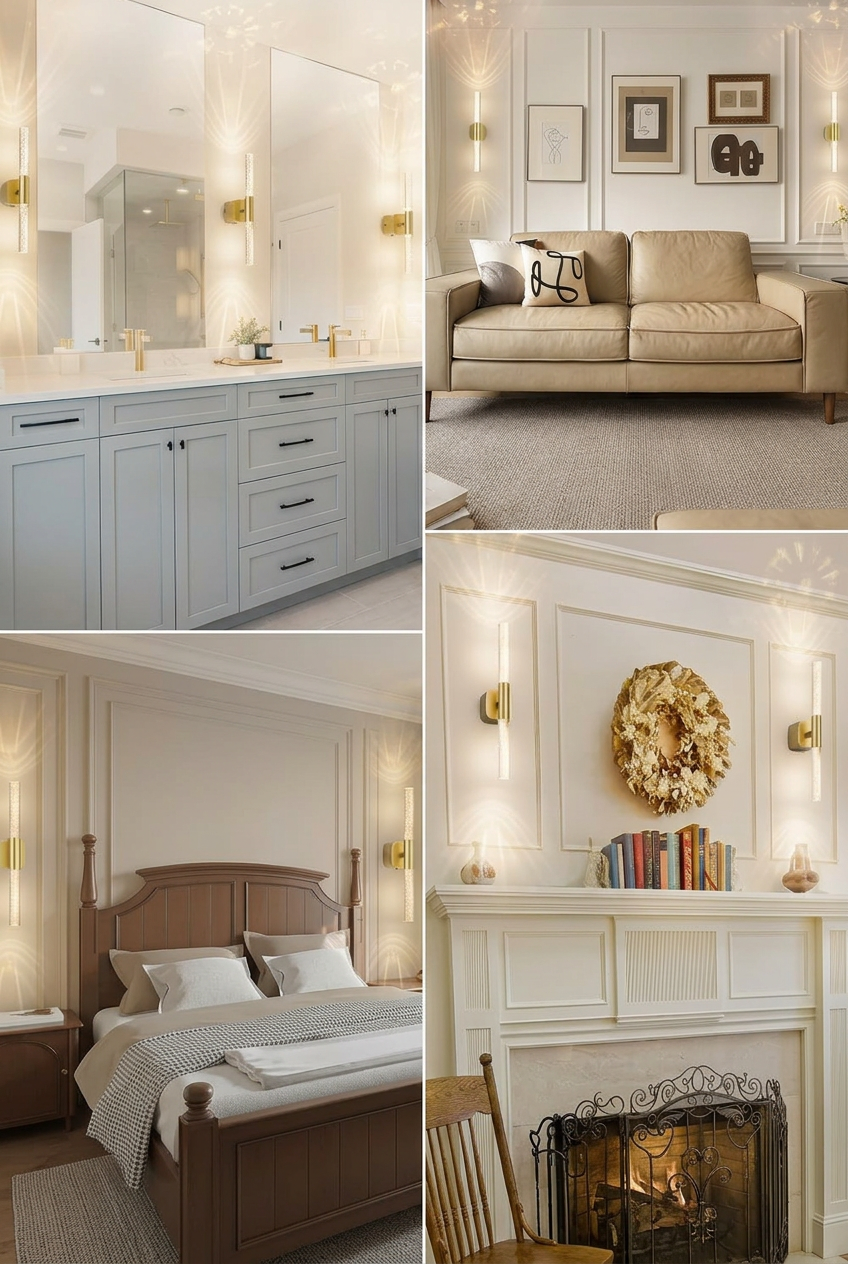 Wireless Wall Sconces