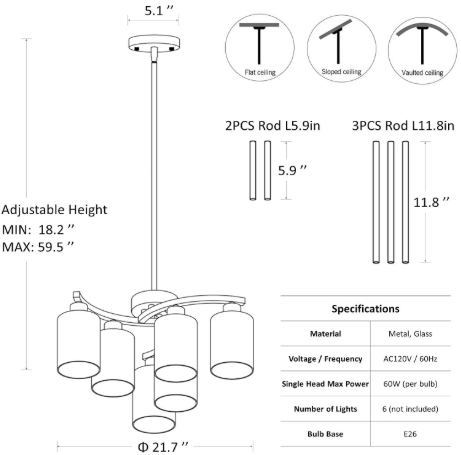 Farmhouse Chandelier 4