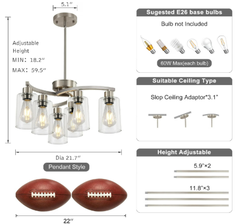 Farmhouse Chandelier 4