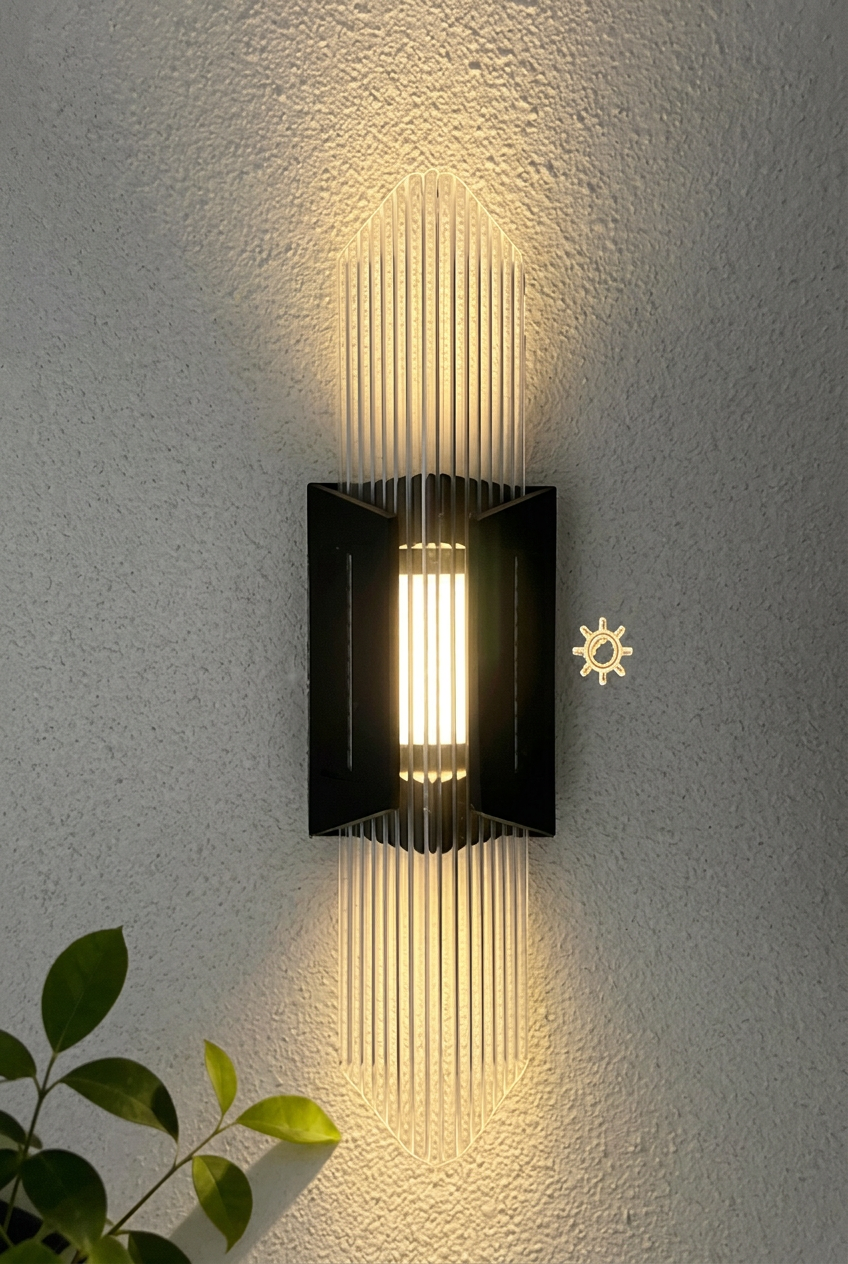 Solar Dusk-to-Dawn Outdoor Sconces