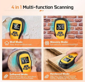 Pinless Digital Wood Moisture Detector 3