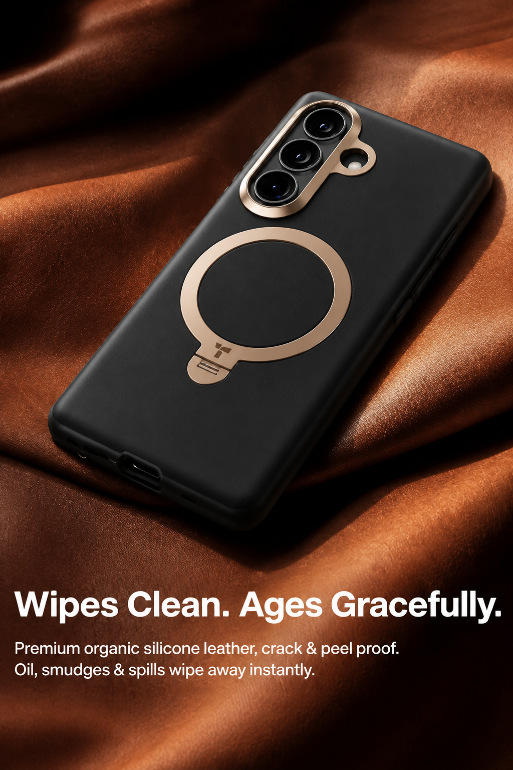 Q3 VegSkin Galaxy Z Fold 8 Ultra Case Leather 4