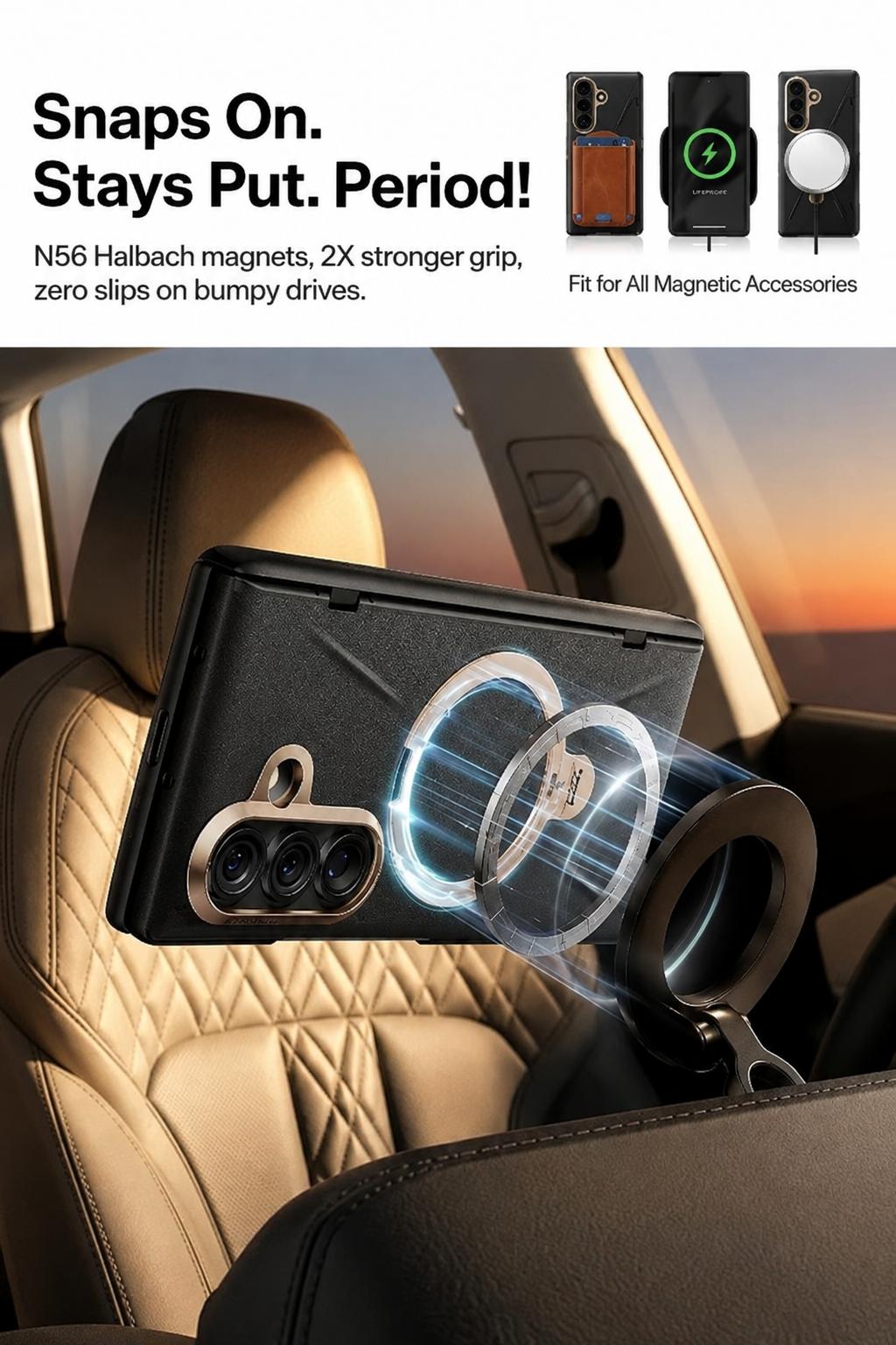 Q3 VegSkin Galaxy Z Fold 8 Ultra Case Leather 6