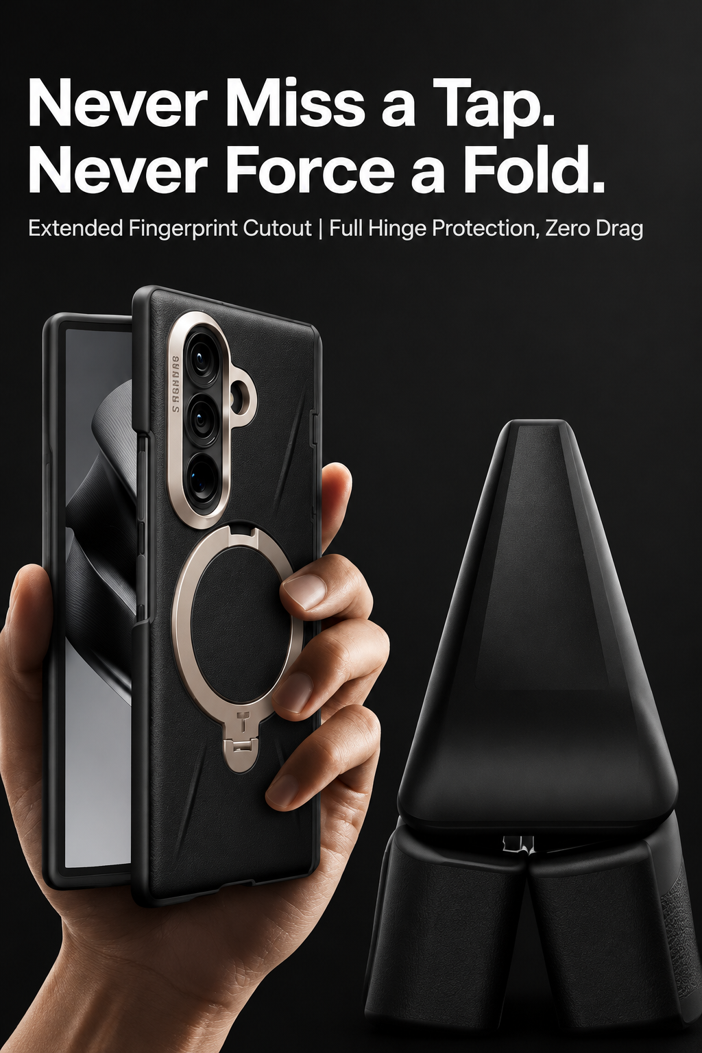 Q3 VegSkin Galaxy Z Fold 8 Ultra Case Leather 8