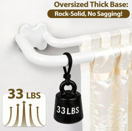 Curtain Dual Rods 32-86" 4