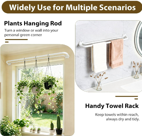 Curtain Dual Rods 32-86" 5