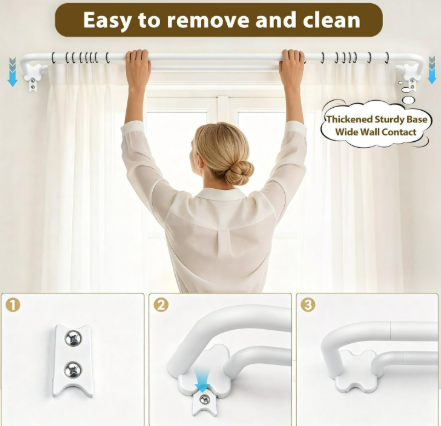 Curtain Dual Rods 32-86" 6
