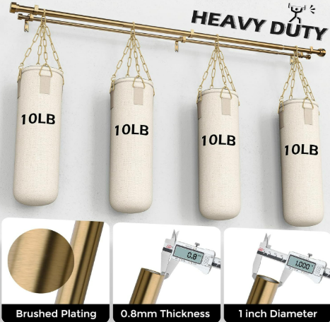 Curtain Dual Rods 36-76" 4