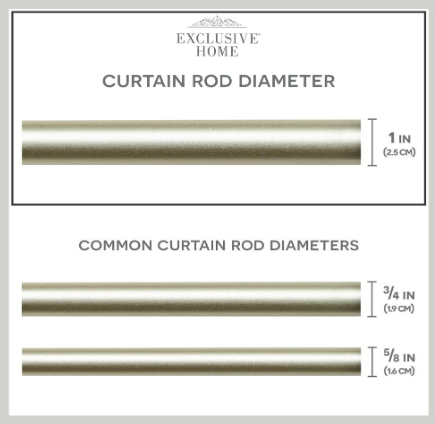 Rustic Curtain Rod 36-72" 4