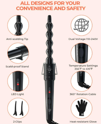 5-in-1 Curling Wand Set 3