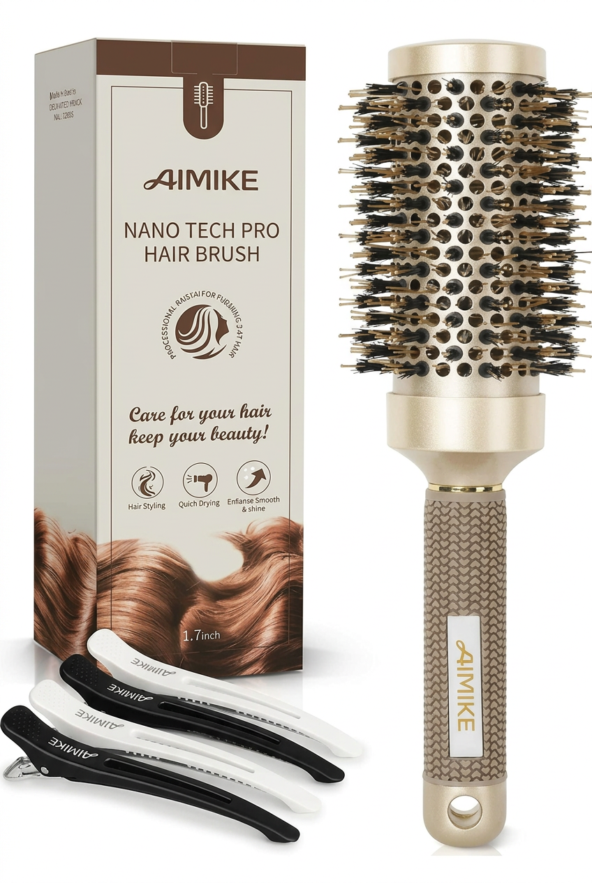 Ceramic Ionic Hair Brush 2.9"