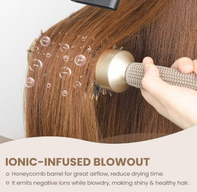 Ceramic Ionic Hair Brush 2.9" 5