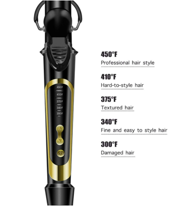 Dual Voltage Ceramic Curling Iron 5