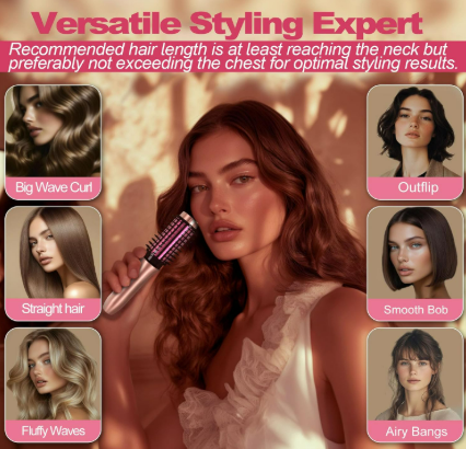 Portable Hair Curling Iron Brush 4