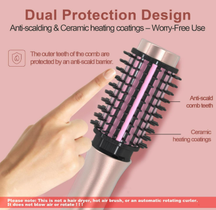 Portable Hair Curling Iron Brush 5