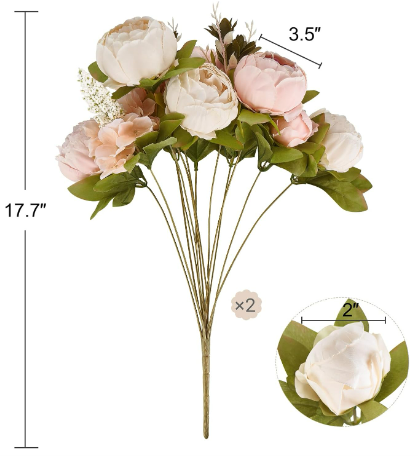 Artificial Peonies Flowers 4