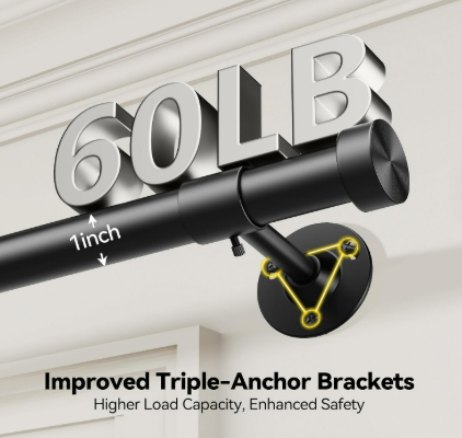 Curtain Rod 32-150" 4