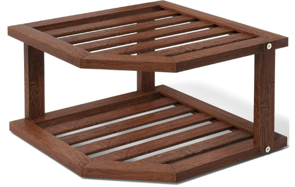 Bamboo Corner Shelf