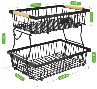 Fruit Basket Two-Tier 3