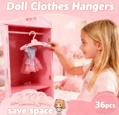 Doll Clothes Hangers 36cnt