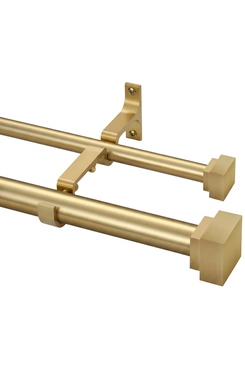 Double Curtain Rods 36-72"