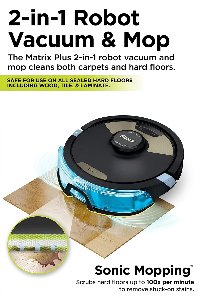 AI Ultra Robot Vacuum & Mop Combo 1
