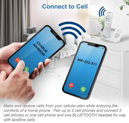 Cordless Phone for Home with Answering Machine 4