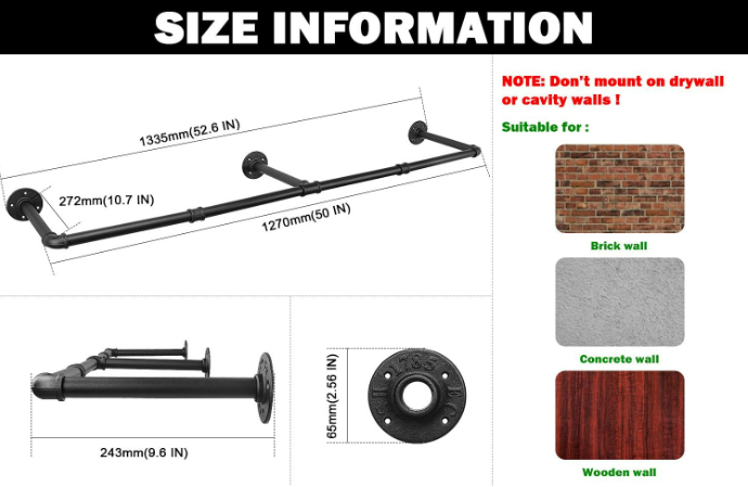 Heavy Duty Garment Rods 5