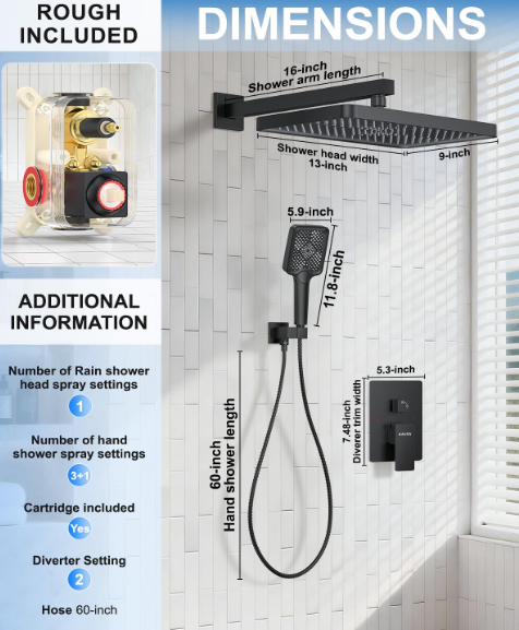 Rainfall Shower System 3
