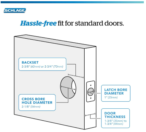 Hall/Closet Passage Door Handle 3