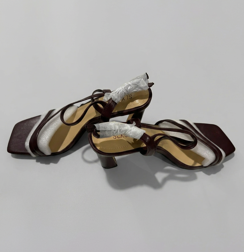 Chunky Block High Heels 3